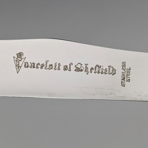 英国ヴィンテージ アントラーハンドル ステーキカトラリー6ペアセット Lancelott of Sheffield